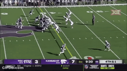 Kansas St Vs Virginia Vs BYU Football Game GIF