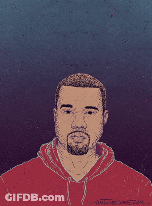Kanye West Blowing GIF