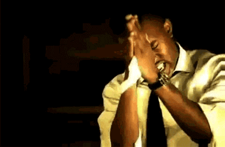 Kanye West Dramatic Praying Meme GIF