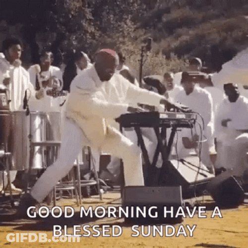 Kanye West Good Morning Blessed Sunday GIF