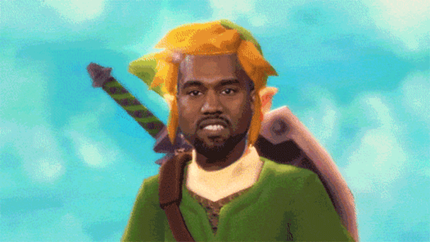 Kanye West Link Mash Up GIF