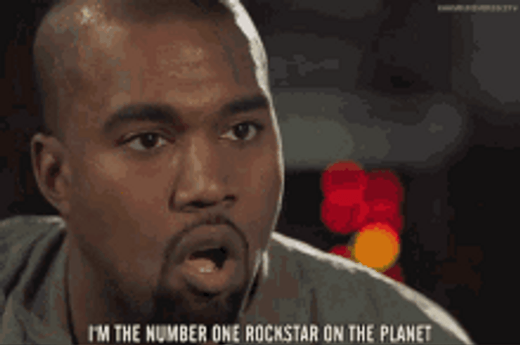 Kanye West Number 1 Artist GIF