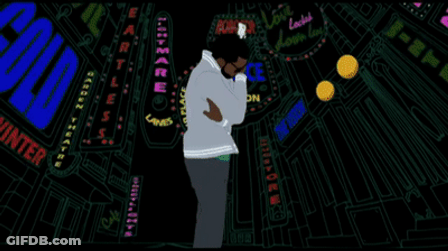 Kanye West Smoking Animation GIF