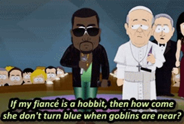 Kanye West South Park Parody GIF