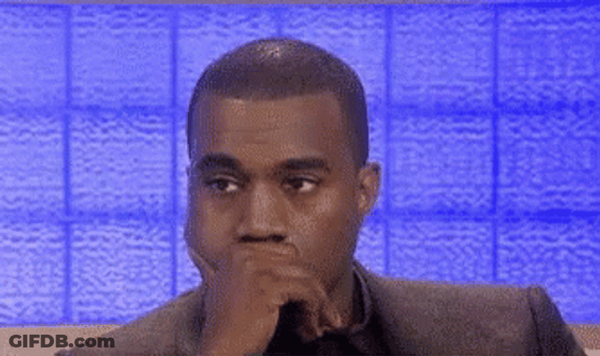 Kanye West Unamused GIF