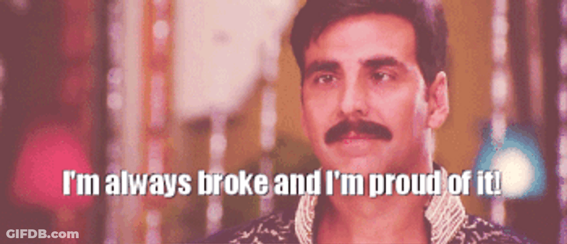 Karan Singh Grover Indian Actor I'm Broke GIF