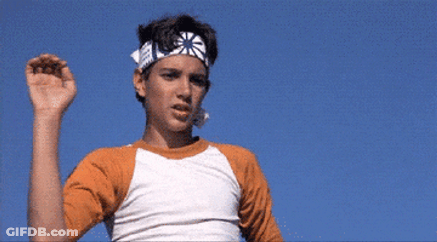 Karate Kid Ralph Macchio GIF