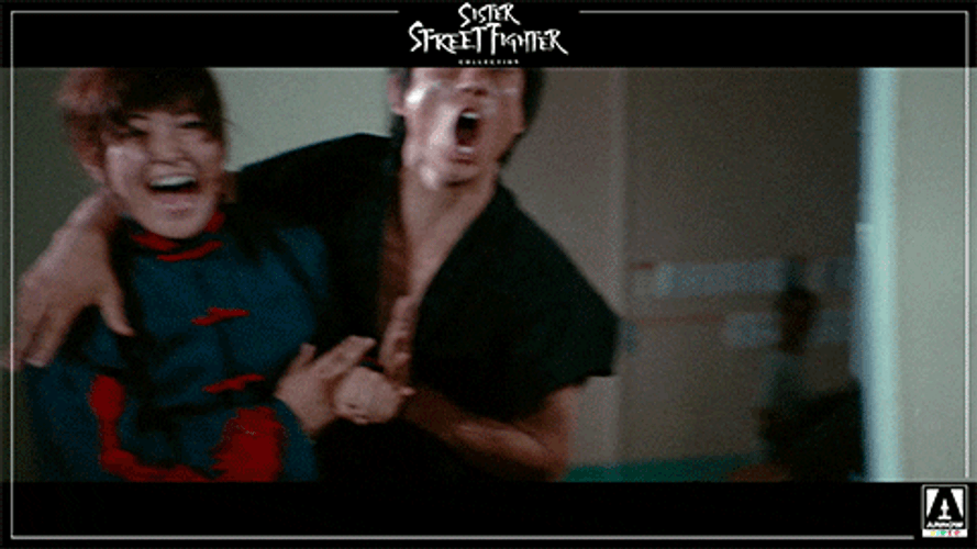 Karate Kid Woman Punch GIF