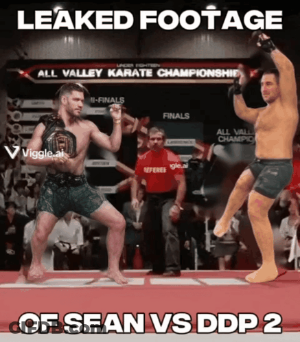 Karate Match Between Sean And DDP GIF