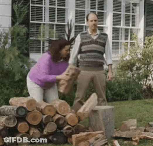 Karate Wood Chop GIF