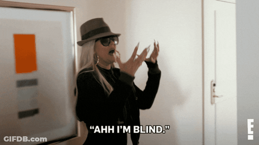 Kardashians My Eyes Im Blind GIF