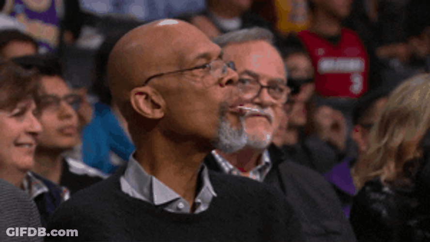 Kareem Abdul Jabbar Eating Ice Cream GIF