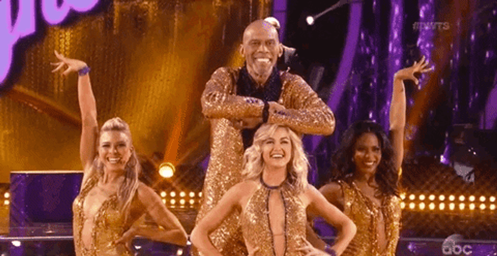 Kareem Abdul Jabbar Glittery Performance GIF