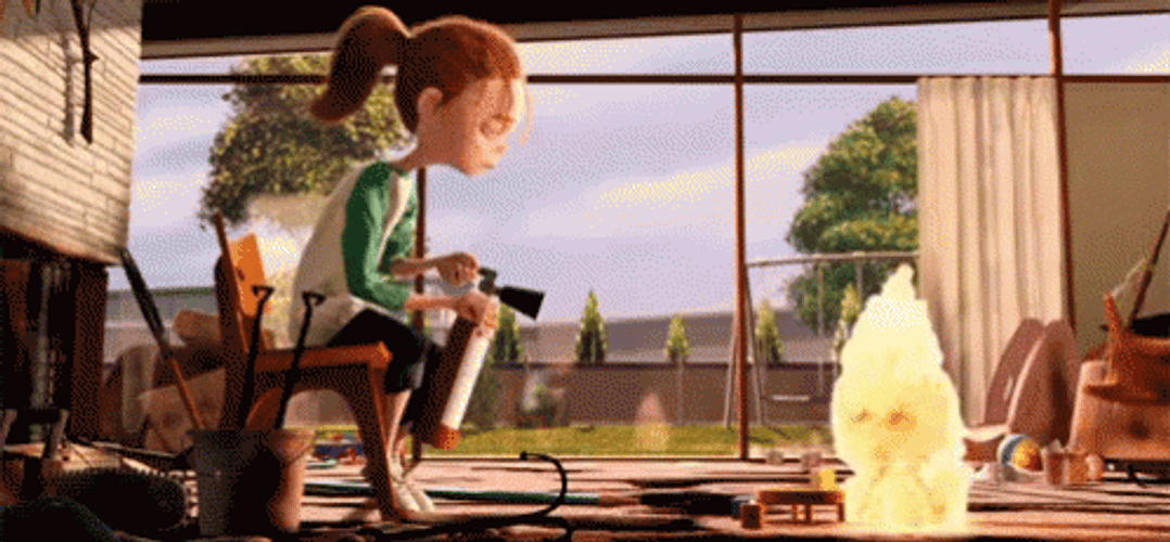 Kari Babysitting Jack Jack GIF