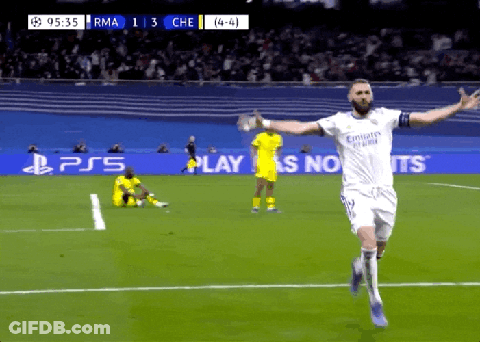 Karim Benzema Amazing Leadership GIF