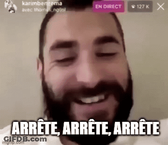 Karim Benzema Arrete Big Smile GIF