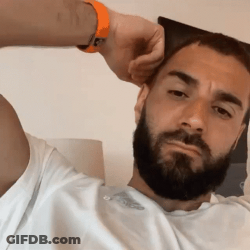 Karim Benzema Showing Bicep GIF