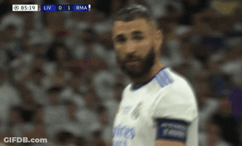 Karim Benzema Unwavering Commitment GIF