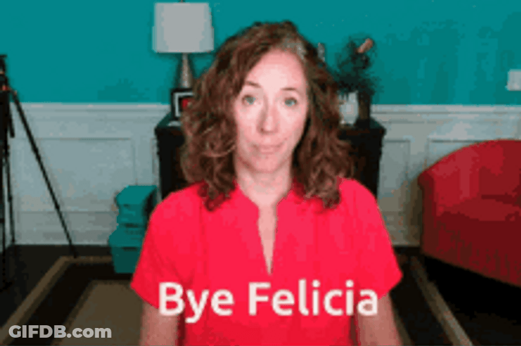 Karin Carr Bye Felicia GIF
