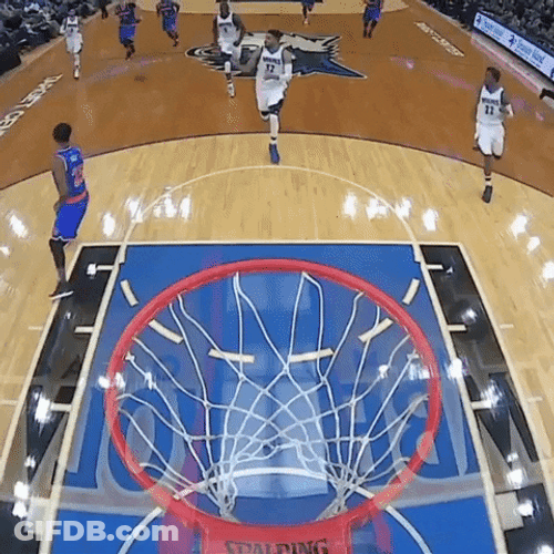 Karl Anthony Towns Monster Dunk GIF