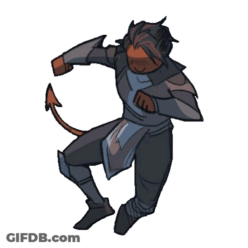 Karlach Fully Armored Dancing GIF