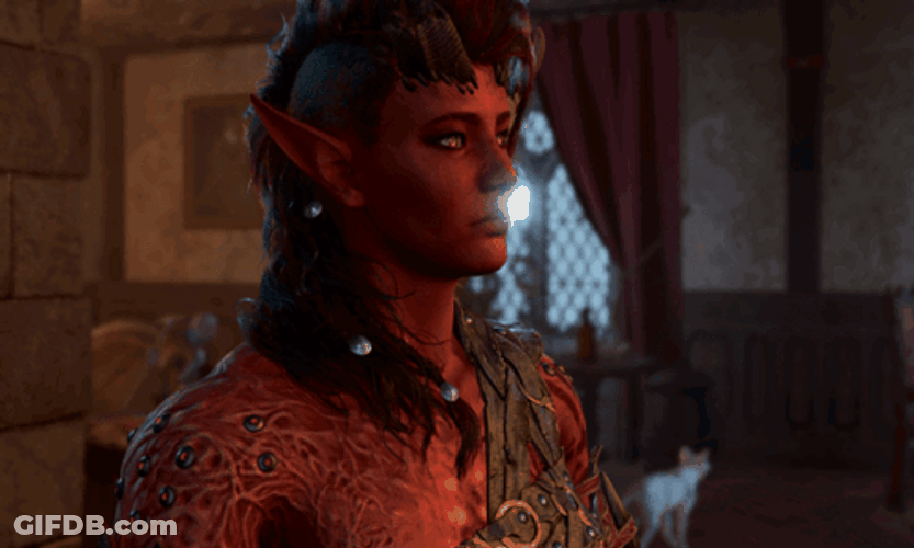 Karlach It's An Honor My Lady GIF