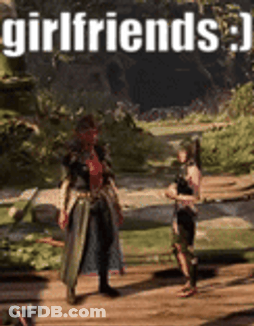 Karlach Talking To Girl Friend Dancing GIF