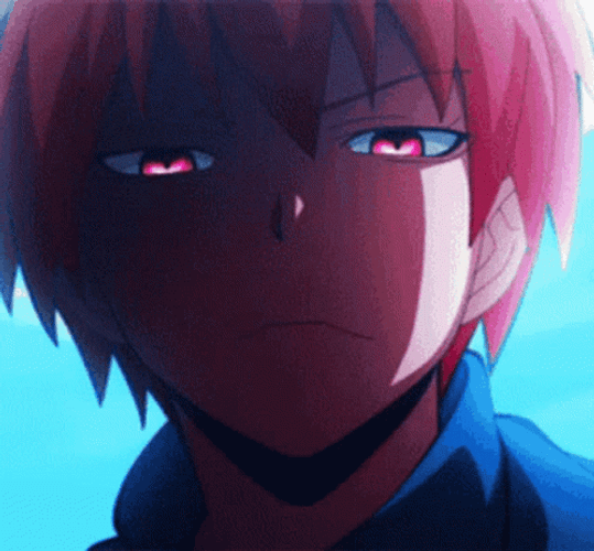 Karma Akabane Angry Scary Look GIF