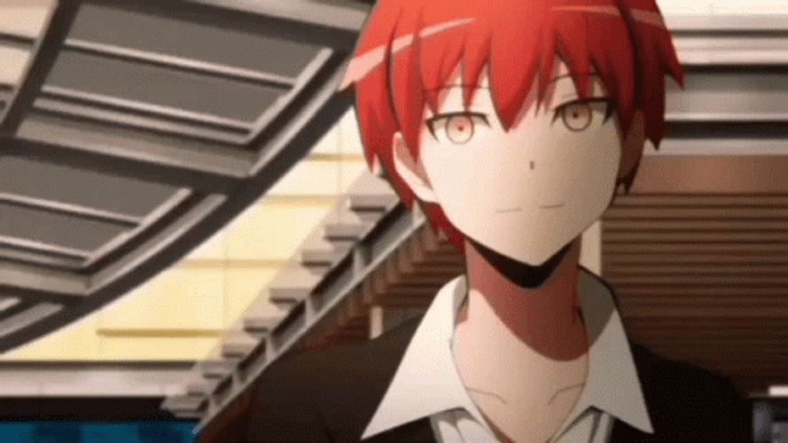 Karma Akabane Assasination Classroom Broken Glass GIF