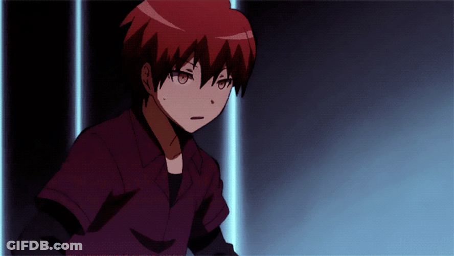 Karma Akabane Fighting Punch Defense GIF