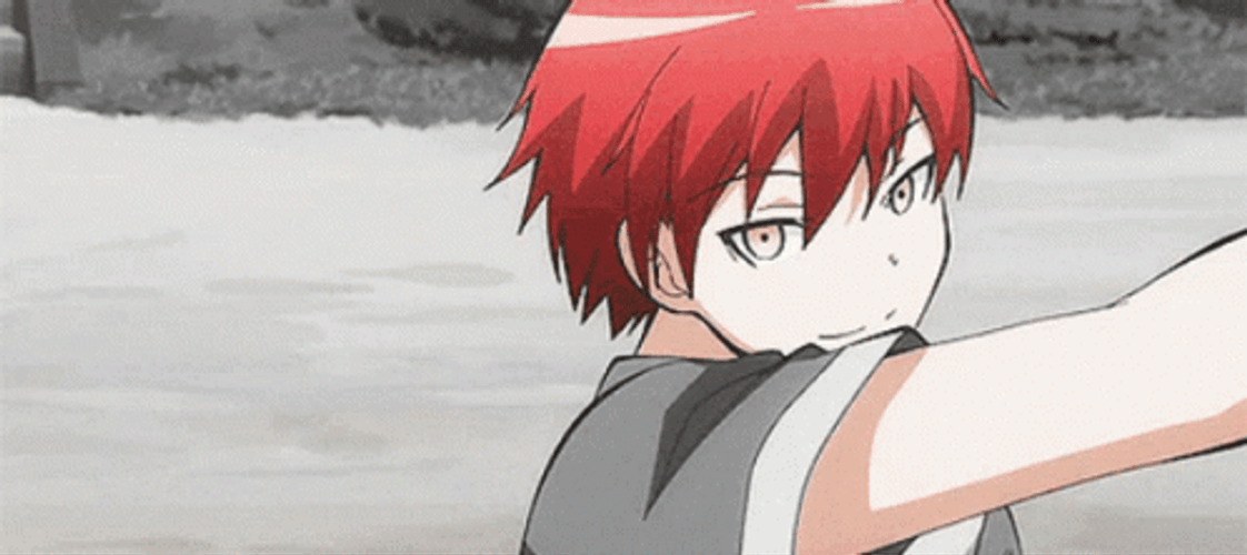 Karma Akabane Knife Dagger Training GIF