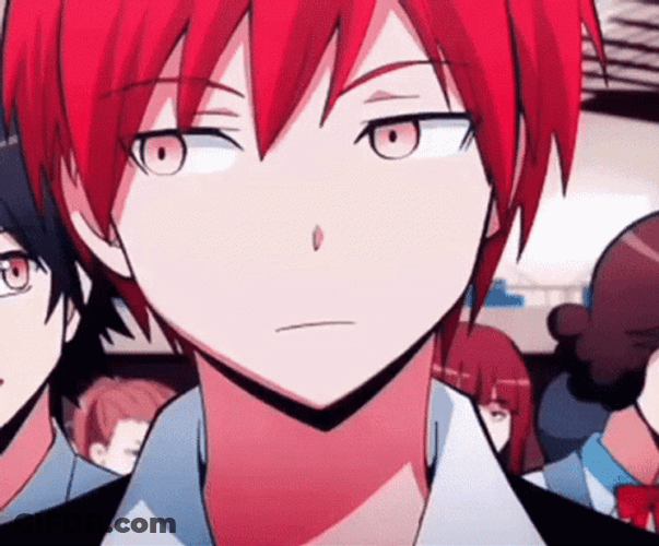 Karma Akabane Look Up Bored GIF