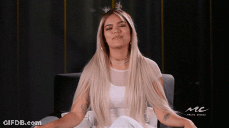 Karol G Awww GIF