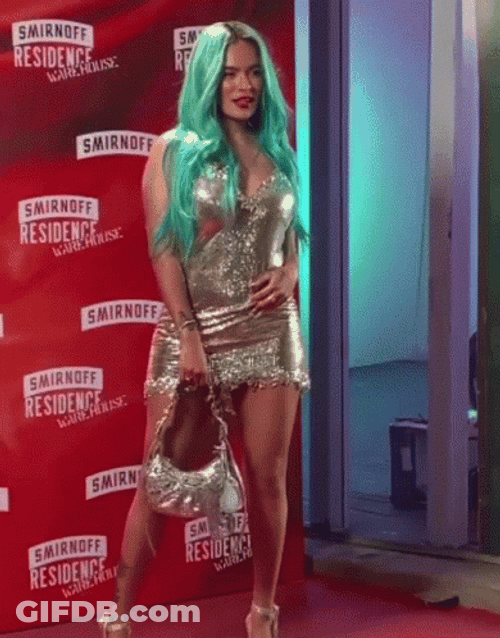 Karol G Photoshoot Pause GIF