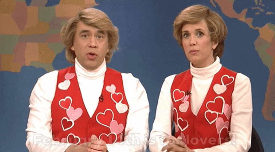 Kat And Garth February 14Th Is For Lovers GIF