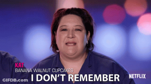 Kat Banana Walnut Cupcakes I Don't Remember GIF