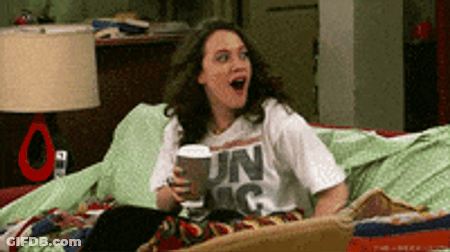 Kat Dennings No Way Never Reaction GIF