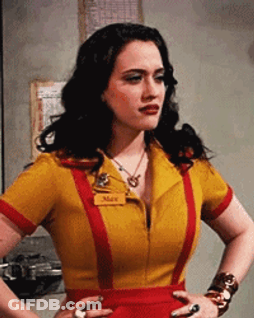 Kat Dennings Really What Reaction GIF