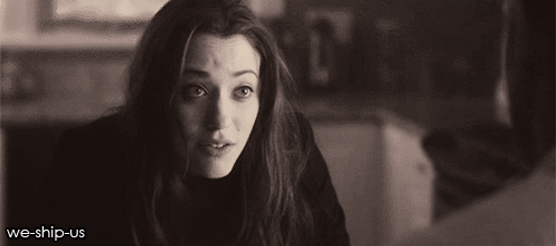 Kat Dennings SArguing We Ship Us GIF