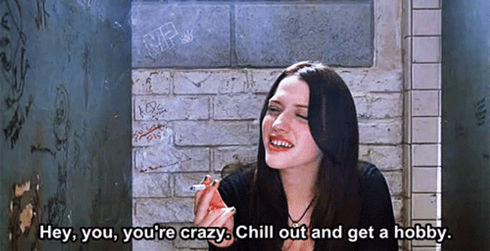 Kat Dennings Smoking Chill Out GIF