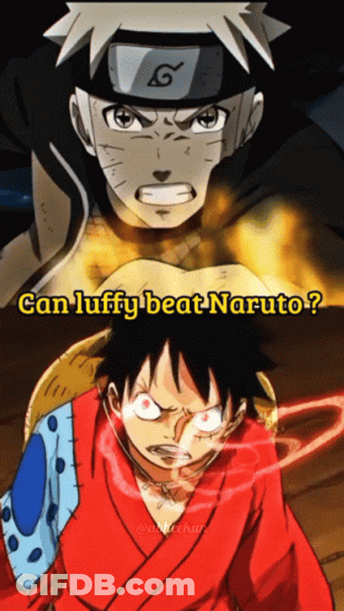 Katakuri Vs Luffy And Naruto GIF
