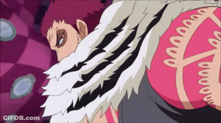 Katakuri Vs Luffy Battle GIF