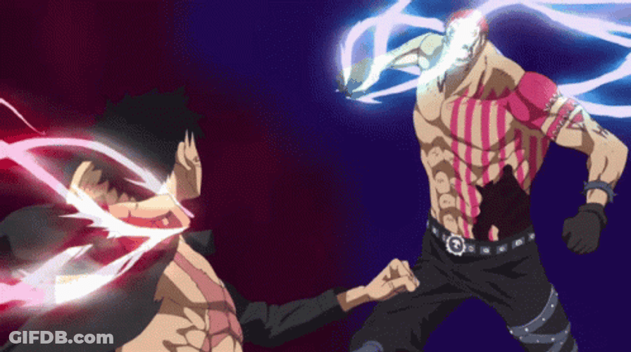 Katakuri Vs Luffy Death Battle GIF