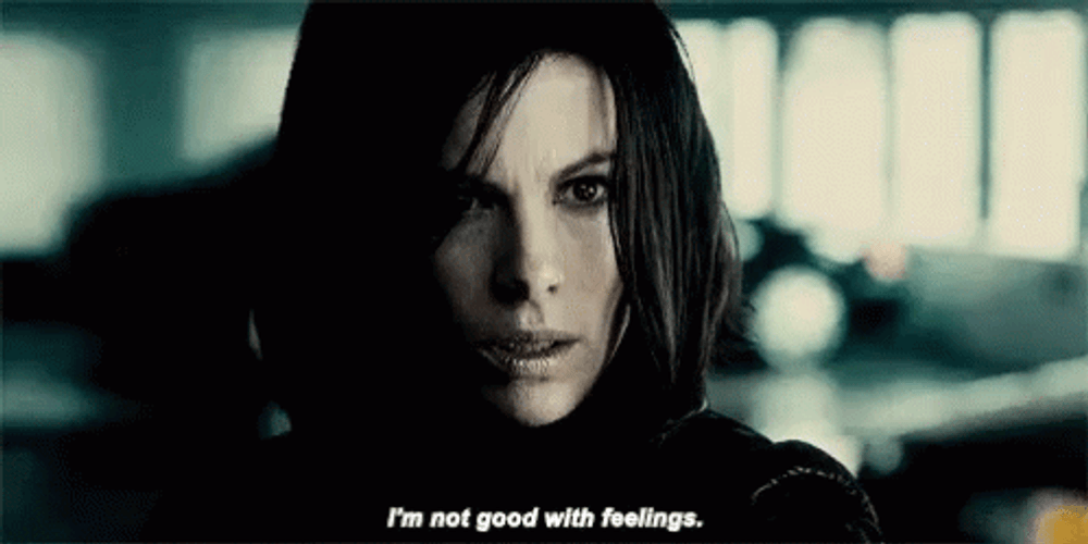 Kate Beckinsale I'm Not Good With Feelings GIF