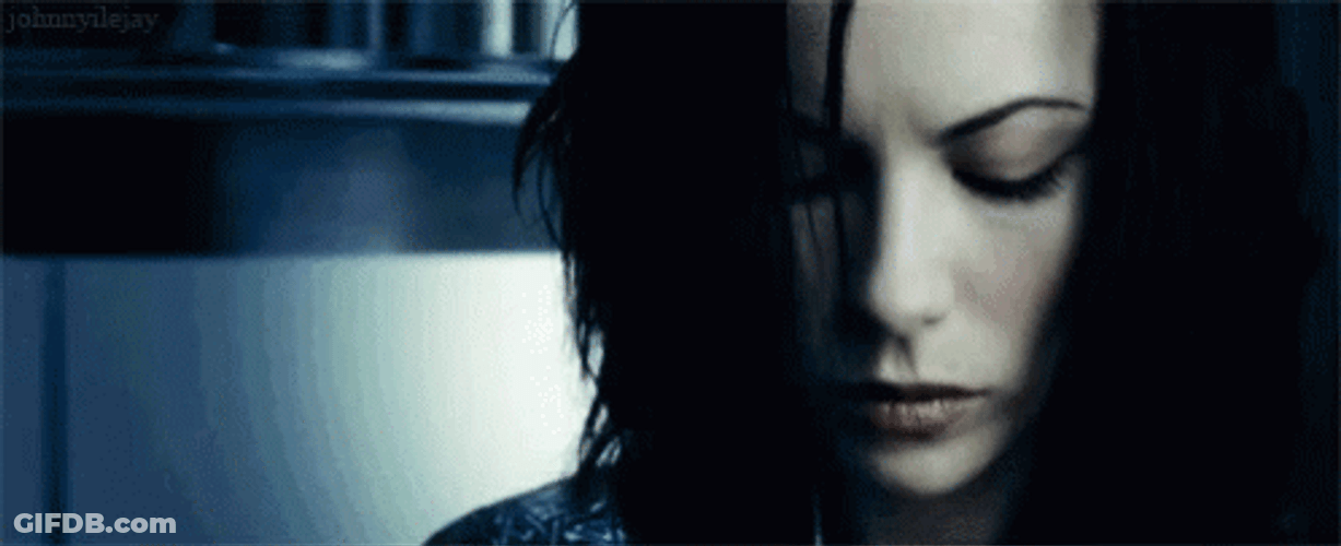 Kate Beckinsale Serious Eyes GIF