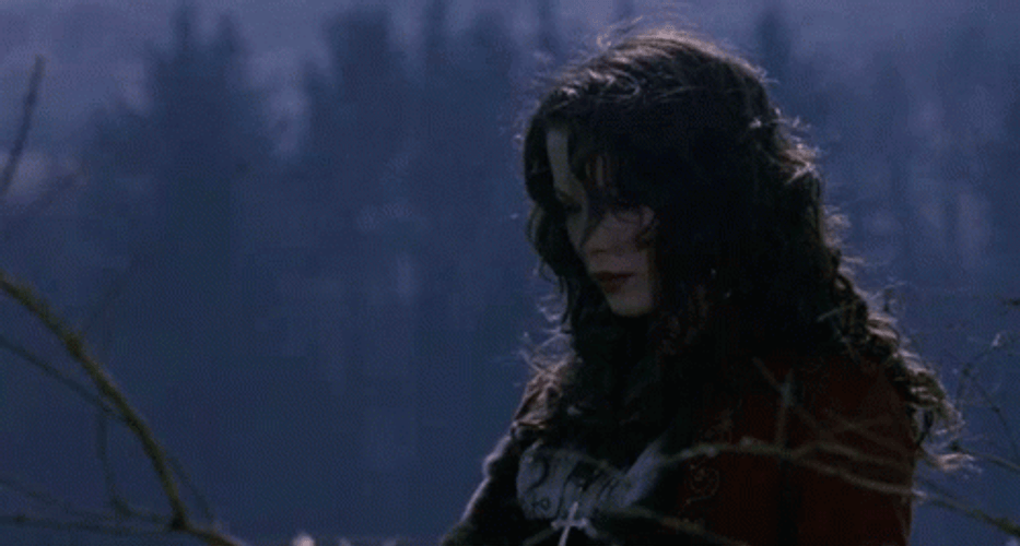 Kate Beckinsale Waving Curly Hair GIF