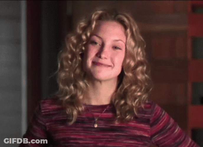 Kate Hudson Covering Her Eyes GIF