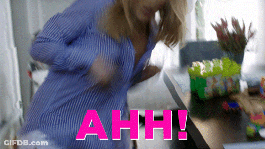 Kate Hudson Shouting Ahh GIF