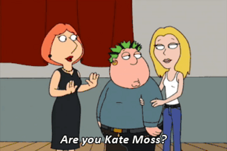 Kate Moss Family Guy GIF