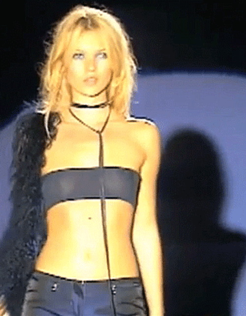 Kate Moss Fierce Pose GIF